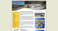 Desktop Screenshot of beninatipool.com