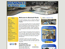 Tablet Screenshot of beninatipool.com